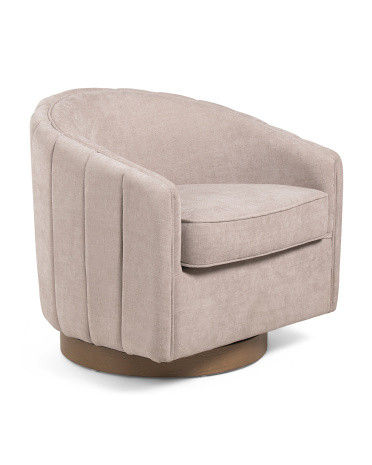 32.5x29.5 Dorset Swivel Accent Chair | TJ Maxx