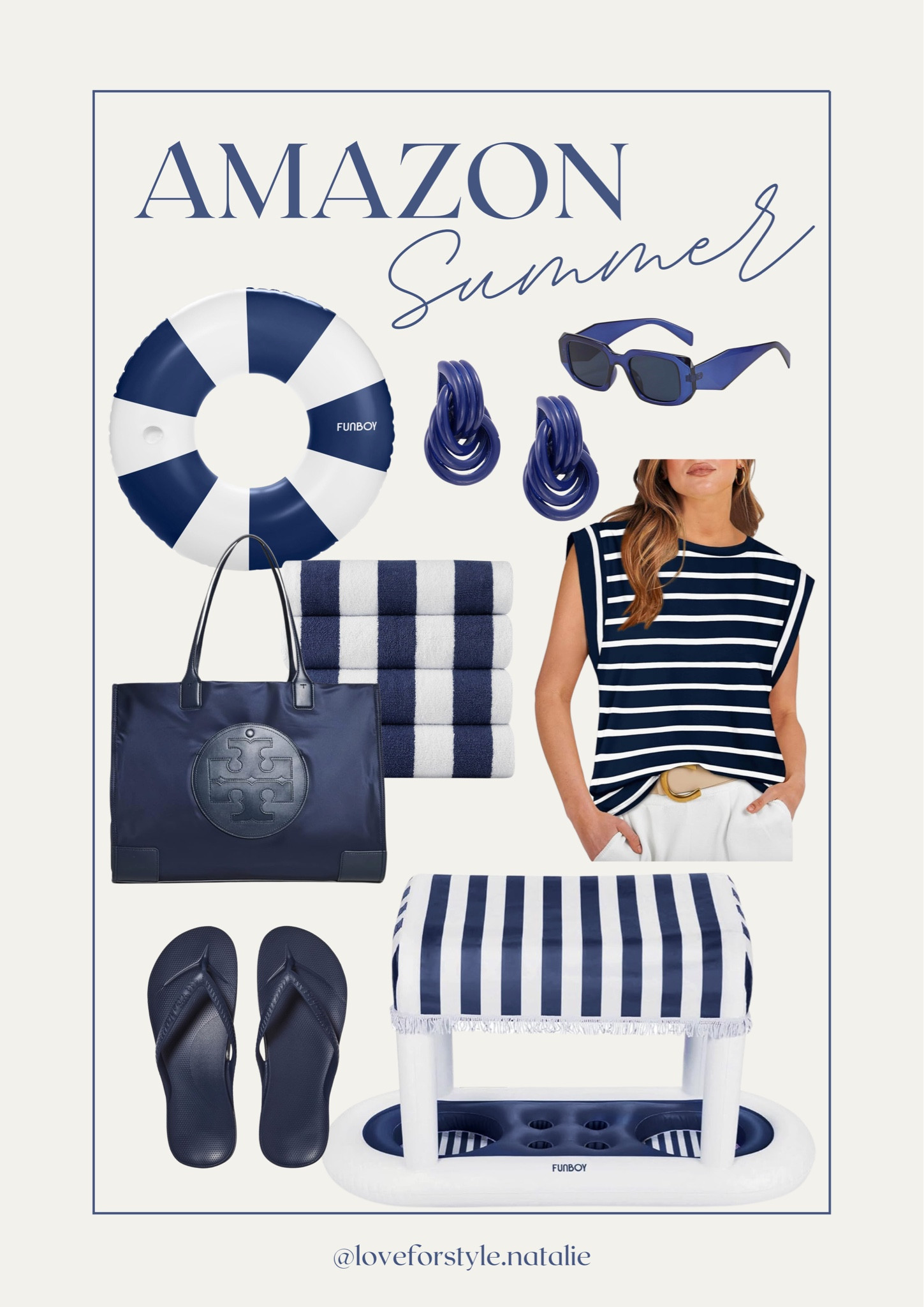 Amazon Summer | Amazon navy blue | amazon pool | amazon fourth of july 

#LTKFindsUnder100 #LTKFamily #LTKSwim