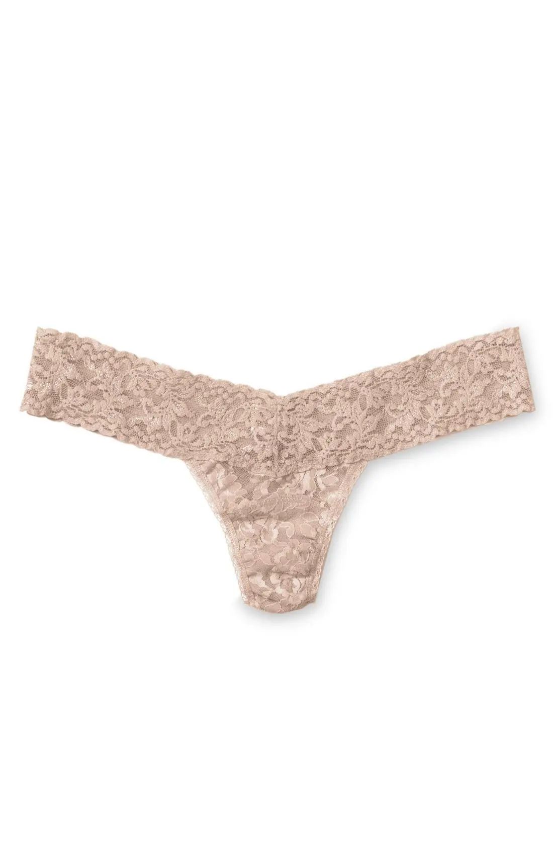 Signature Lace Low Rise Thong | Nordstrom