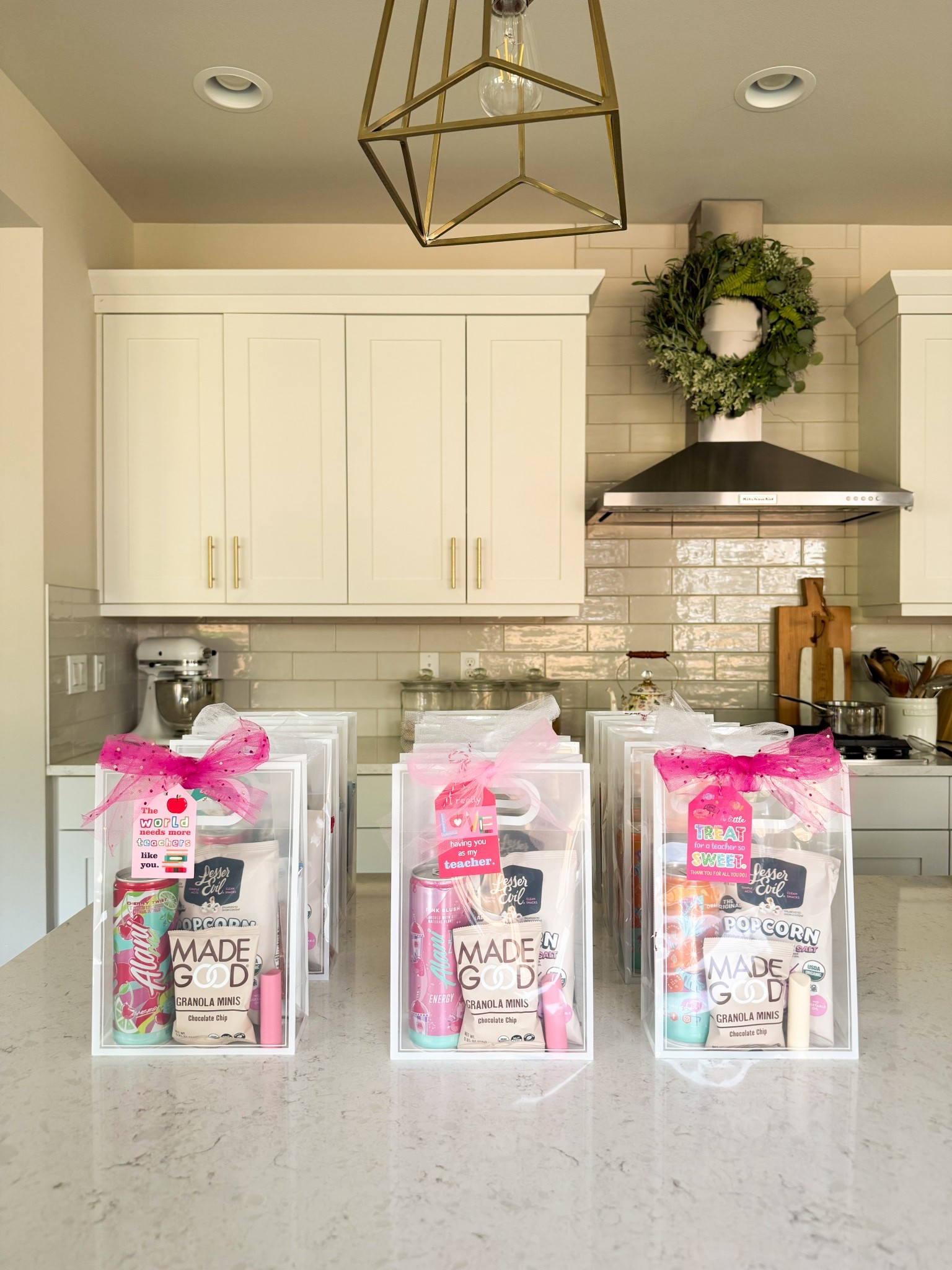 TEACHER APPRECIATION GIFTS FOR EVERY STAFF MEMBER! 

Clear gift bags, teacher tags, organic popcorn, pocky sticks, granola minis chocolate chip & mixed berry pack, organic lip balm, collagen face mask, under eye patches, Low Calorie Energy Drinks

#LTKGiftGuide #LTKParties #LTKHome