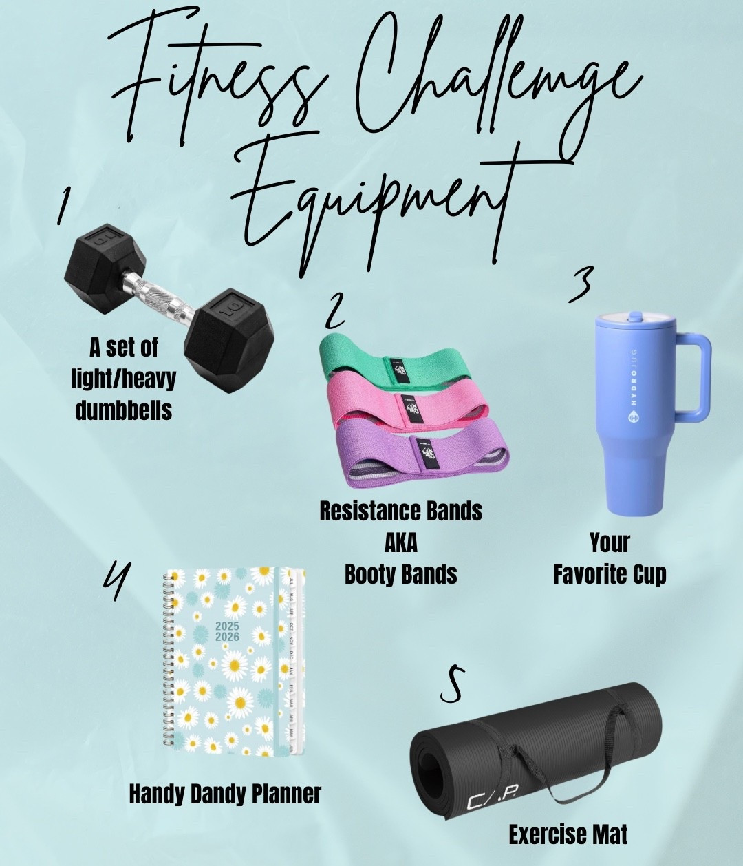 Here are some “budget friendly” equipment suggestions for my fitness challenges!! 

The entire program can be performed AT home with these items! No need for a gym membership 😊 

#LTKActive #LTKFindsUnder50 #LTKHome