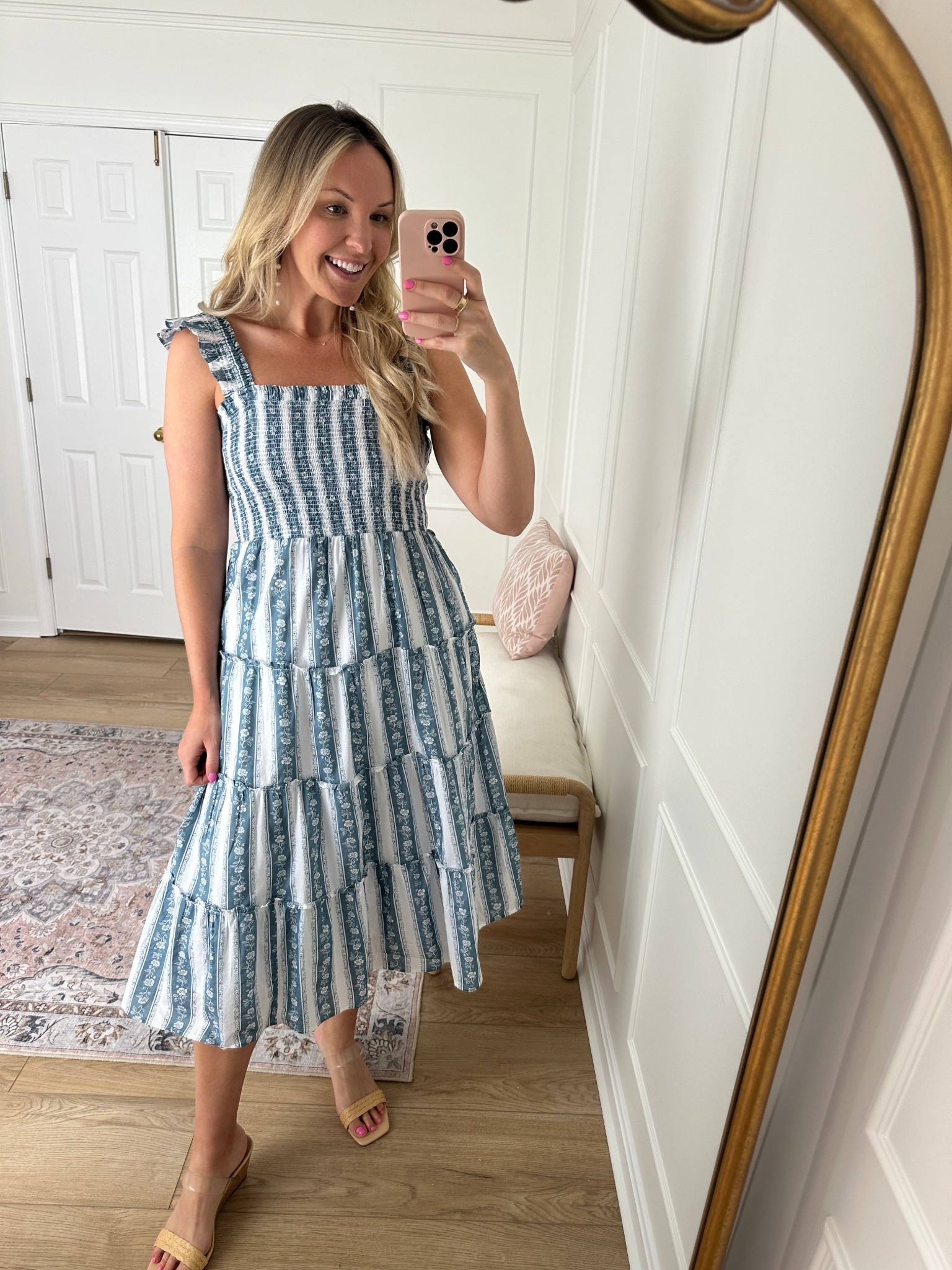 Graduation guest dress - event dress - blue and white dress 

#LTKSaleAlert #LTKFindsUnder100 #LTKStyleTip