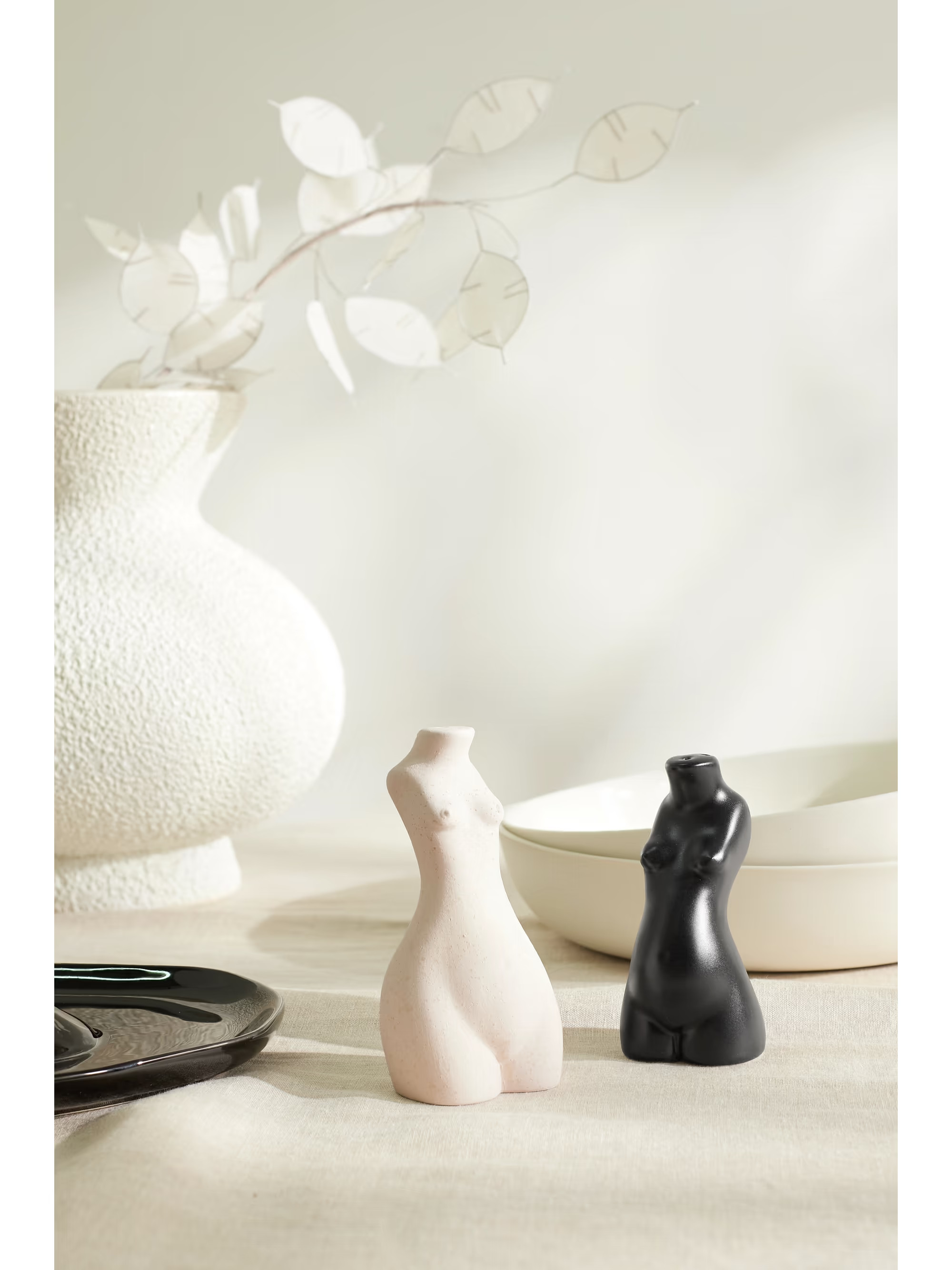 Body earthenware salt and pepper shakers | NET-A-PORTER (UK & EU)