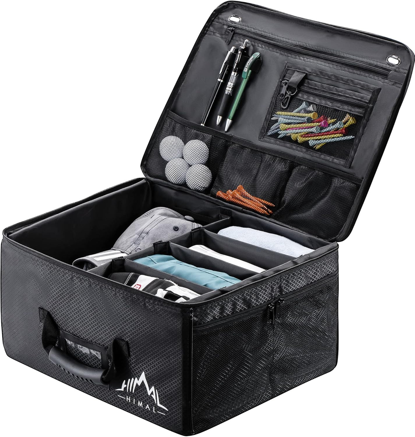 HIMAL HIMAL Golf Trunk Organizer - Waterproof Car Golf Locker Golf Supplies Trunk Organizer for G... | Amazon (US)