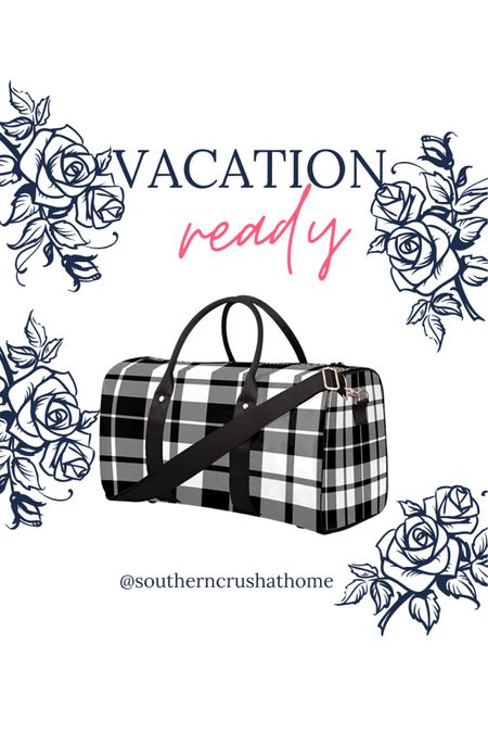 How cute is this Buffalo check duffle bag!? 🤩 perfect for summer vacations! 

Summer finds, summer favorites, vacation ready, luggage favorites, vacation favorites, trip essentials 

#LTKtravel #LTKFind #LTKstyletip