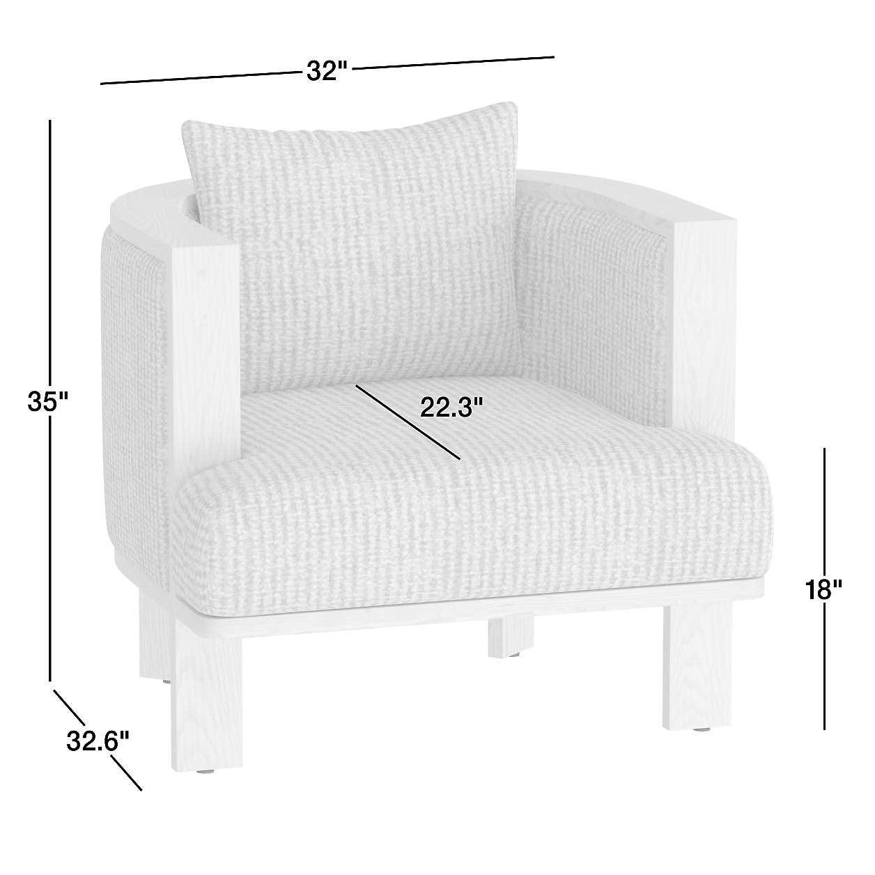 Mulholland Accent Chair + Reviews | Crate & Barrel | Crate & Barrel