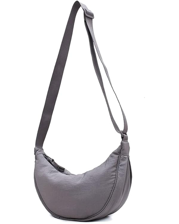 Crescent Women's Nylon Crossbody Hobo Sling Bag - Lightweight, Small Shoulder Purse | Amazon (US)