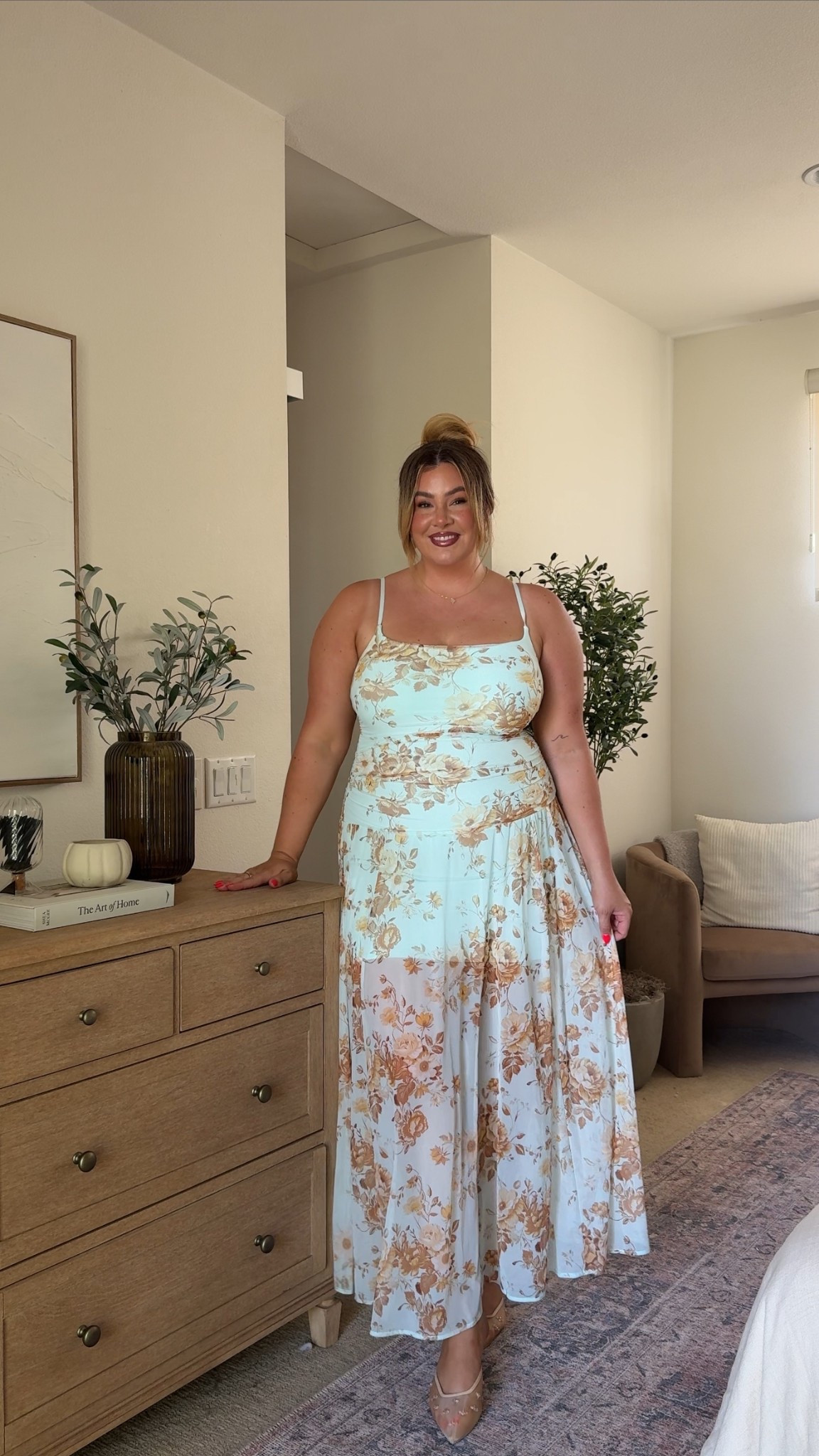 summer wedding guest dress 🩵 wearing this in an xl tall

#LTKMidsize #LTKSeasonal #LTKWedding