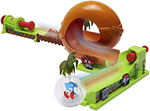 Sonic The Hedgehog Pinball Green Hill Zone Pinball Track Play Set, 9 Piece, with Looping Action &... | Amazon (US)
