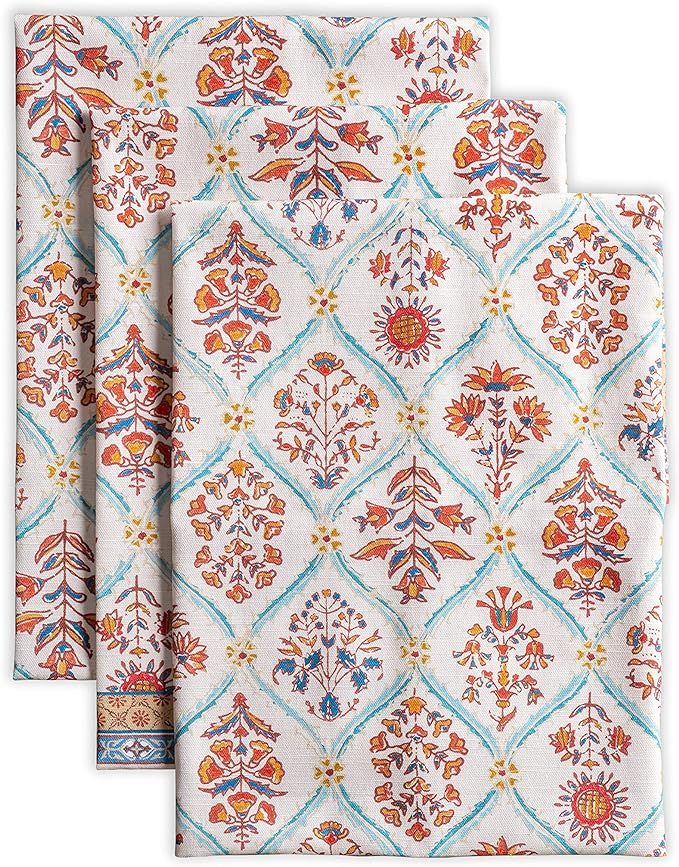 Maison d' Hermine Kitchen Towel 100% Cotton Set of 3 Soft, Bar Towel, Multi-Purpose Dish Cloth fo... | Amazon (US)