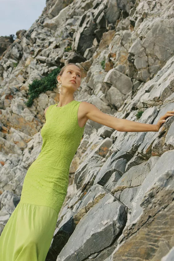 COMBINATION KNIT DRESS | Zara US