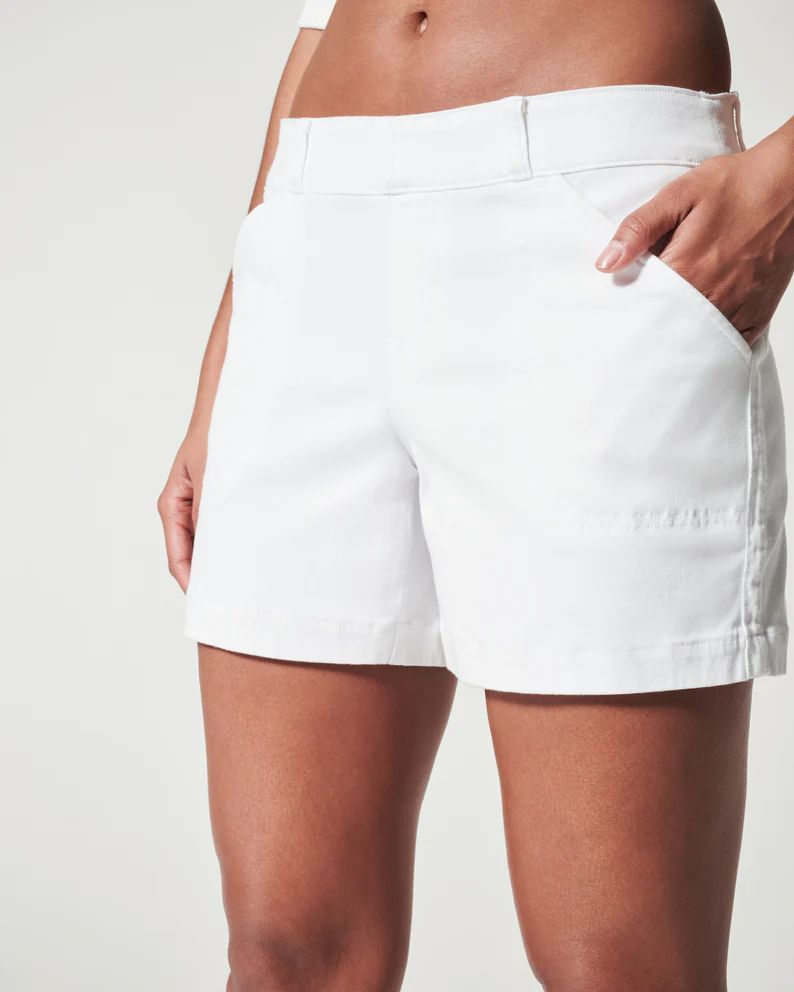 Stretch Twill Shorts, 4 | Spanx