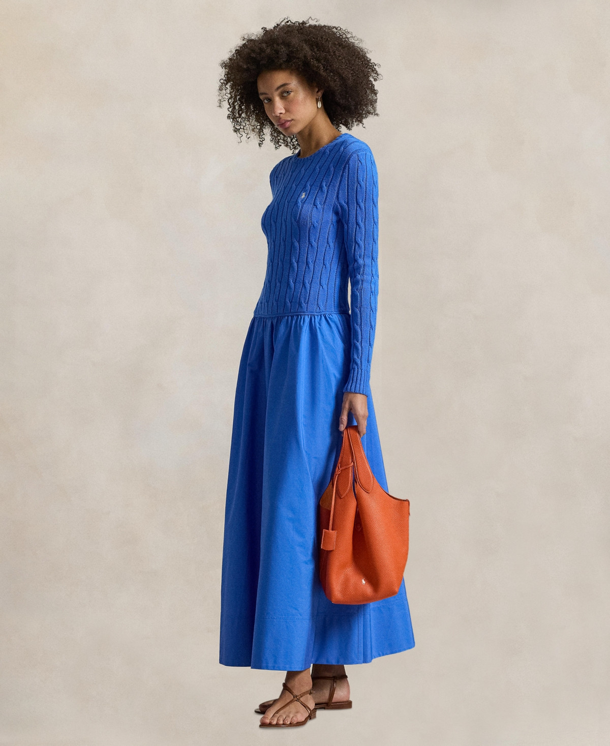 Polo Ralph Lauren Women's Crew Neck Dress - Colby Blue | Macy's