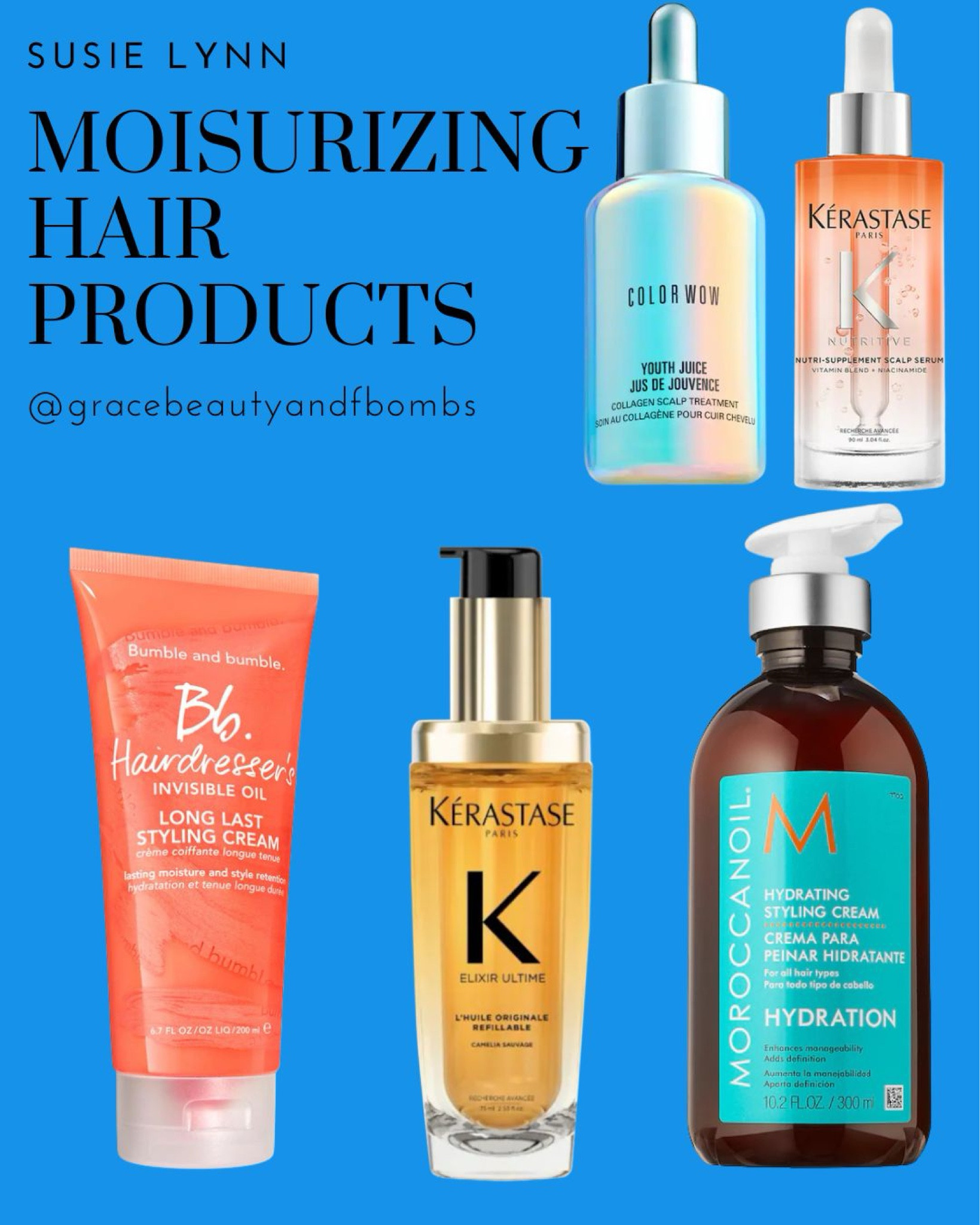 All things moisture - for dry winter hair

#bumbleandbumble #kerstase #colorwow #moroccanoil #haircare #sephora #ulta 

#LTKBeauty
