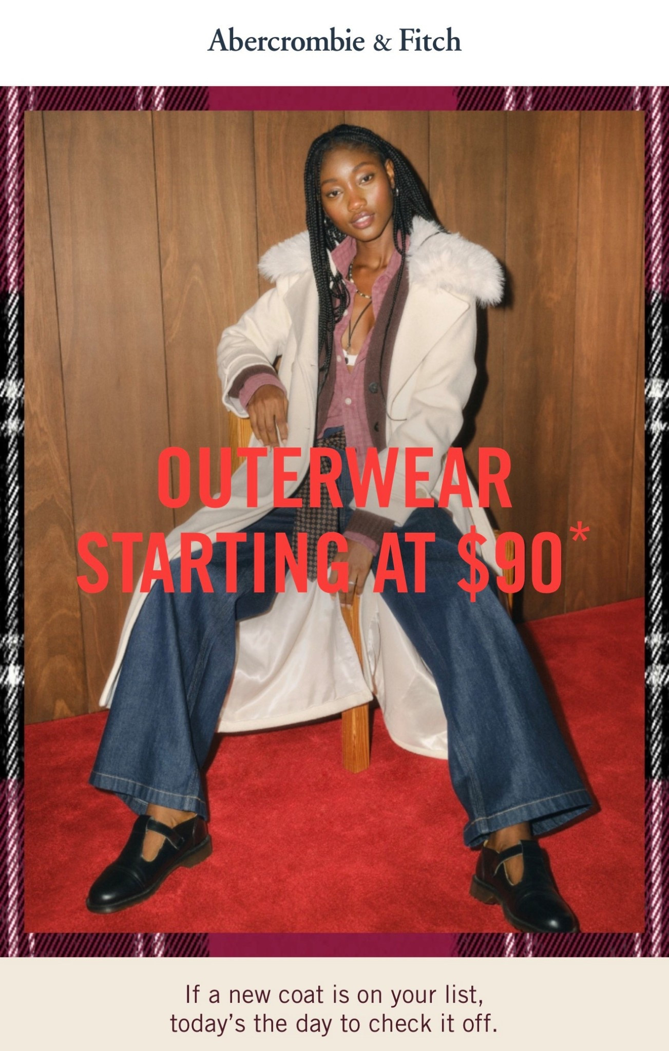 Abercrombie & Fitch 

🧥 outerwear starting @ $90


Trending // high rise jeans // trench coat // classic trench coat // cropped trench coat // faux fur // wool blend // vegan leather // vegan suede // long puffer // winter fit inspo // fit check // ootd // gift ideas // Gifts for her // gifts for him // gift inspo // stocking stuffers // Black Friday sales // Cyber week  sales // Cyber Monday sales // Cyber Tuesday sales // my life Christine vinci 

#LTKHoliday #LTKdayinmylife #LTKGiftGuide