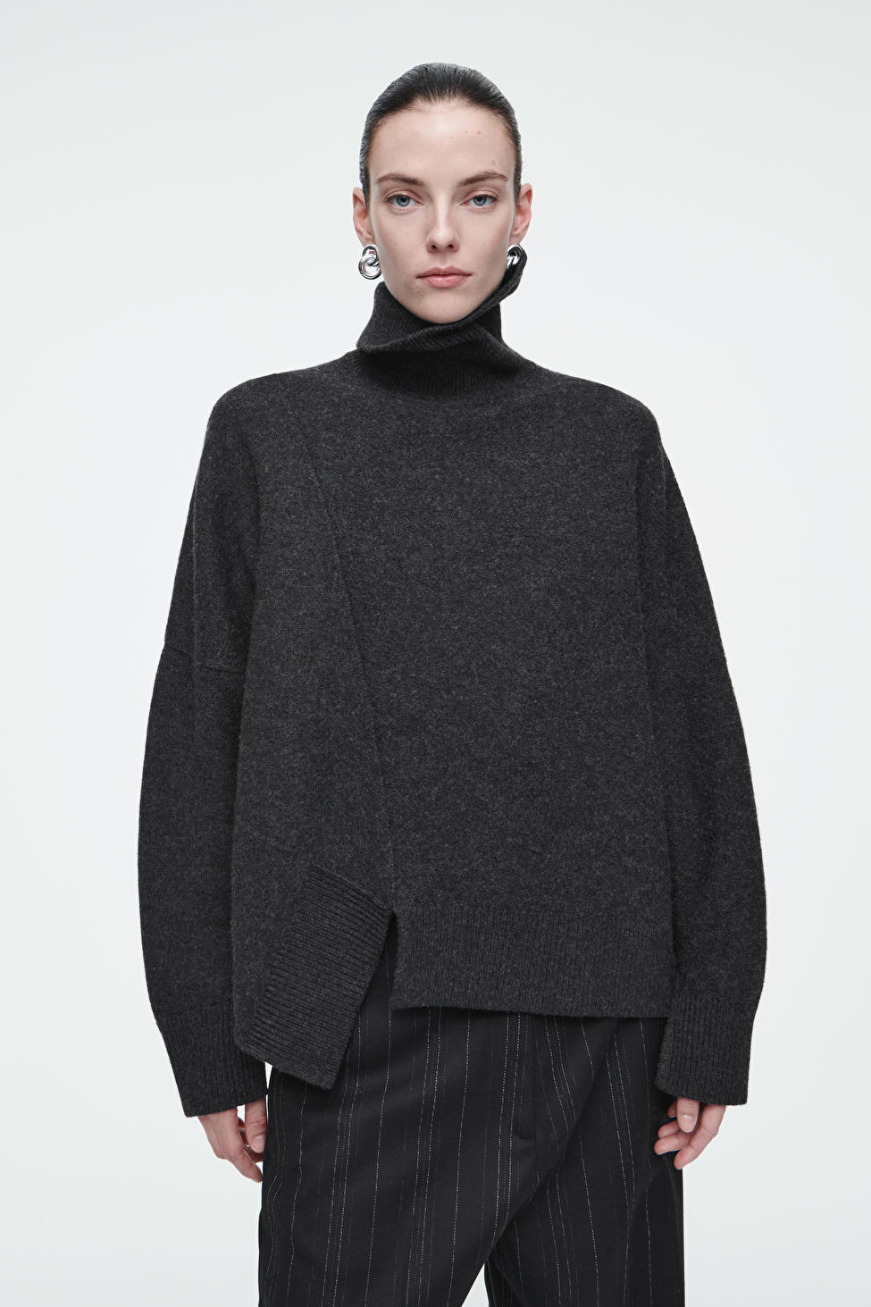 ASYMMETRIC MERINO WOOL SWEATER | COS (US)