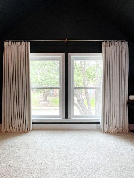 Custom curtains on a budget! Use code STACY5OFF to save 5% on your curtain order! Liz Pinch Pleat curtains in Ivory White with White Blackout Liner.



#LTKhome #LTKFind