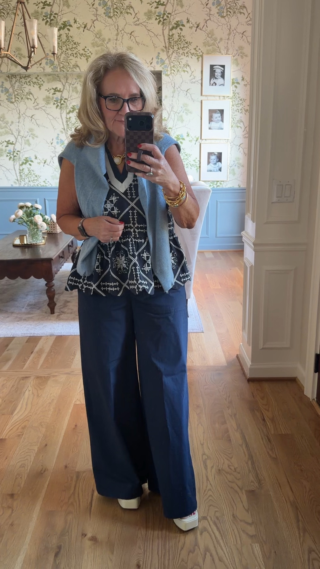 Pants size small very nice cotton popping
Blouse size medium 15% off code NANETTE15
Lightweight, cashmere sweater size medium

#LTKootd #LTKOver40 #LTKSeasonal
