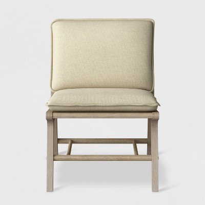 Lincoln Cane Chair with Upholstered Seat Natural - Ships Flat - Threshold™ | Target
