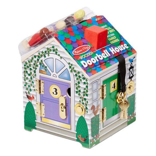 Melissa & Doug Take Along Wooden Doorbell Dollhouse | Scheels Sports