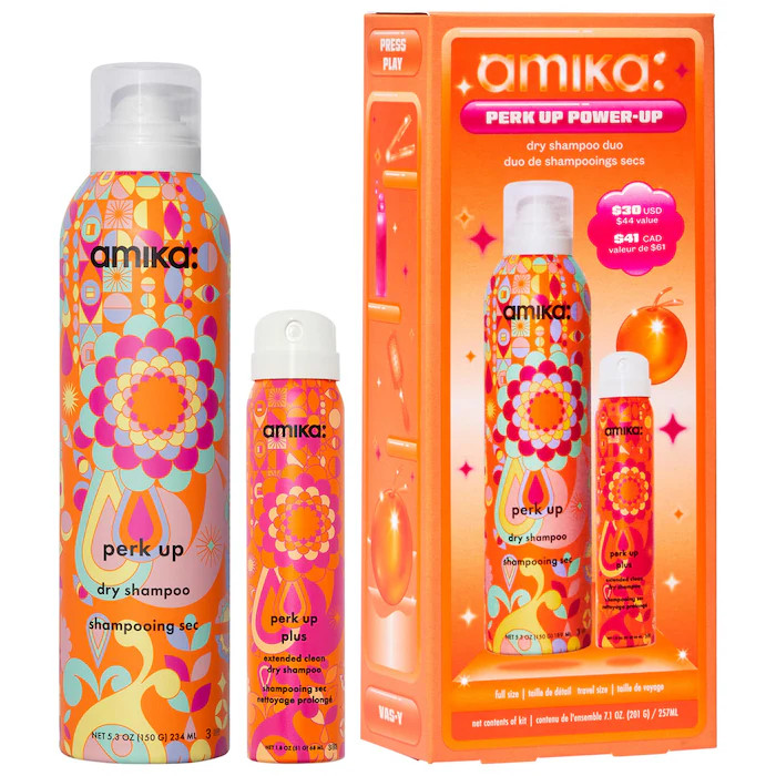 Perk Up Power-Up Dry Shampoo Duo - amika | Sephora | Sephora (CA)