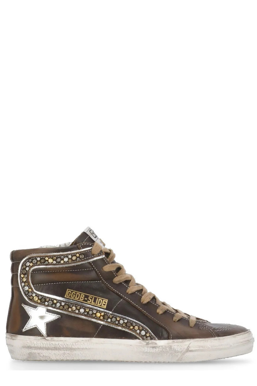 Golden Goose Deluxe Brand Star Patch High-Top Sneakers | Cettire Global