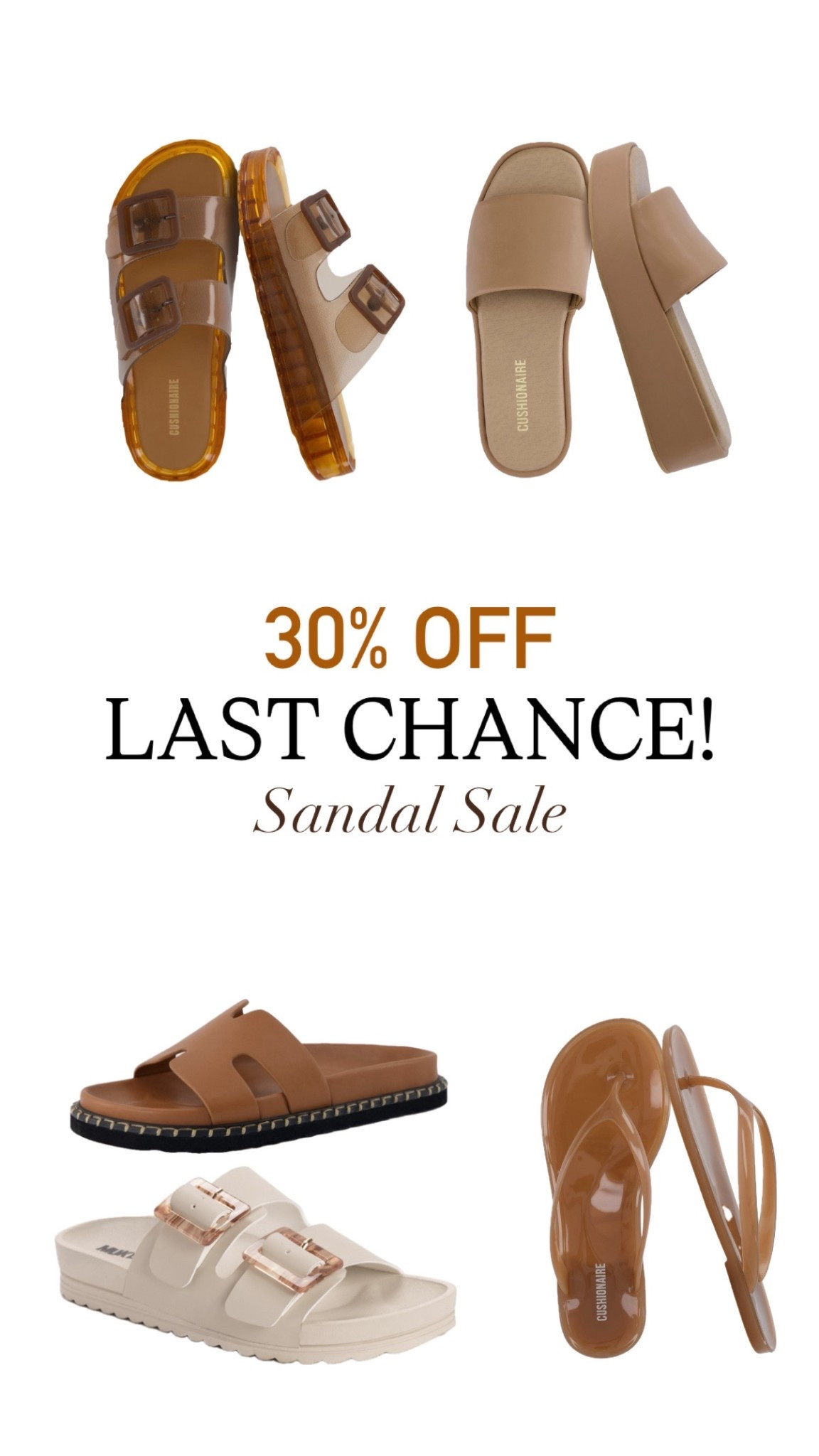 Last Chance! 30% off Sandals ‼️🚨

#LTKMothersDay #LTKootd #LTKmomlife