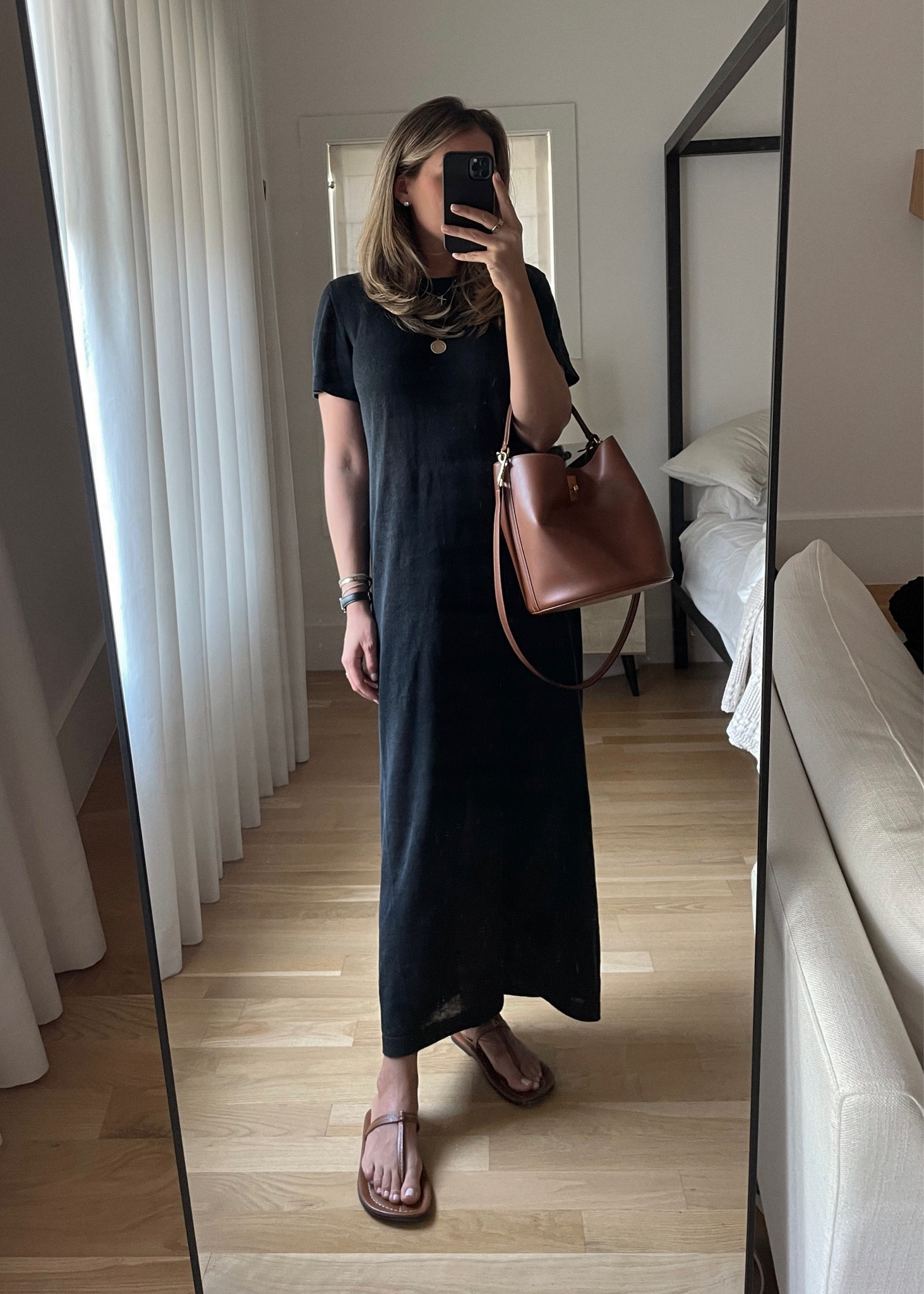 Black maxi dress 