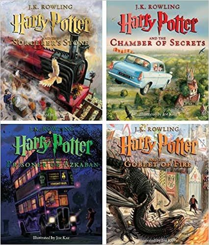 Harry Potter Illustrated Books 1-4     Hardcover – January 1, 2019 | Amazon (US)