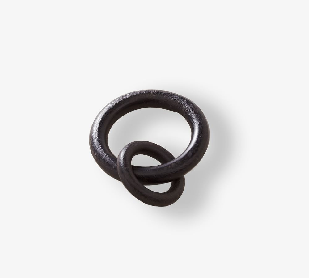Cast Iron Black Curtain Round Rings | Pottery Barn (US)