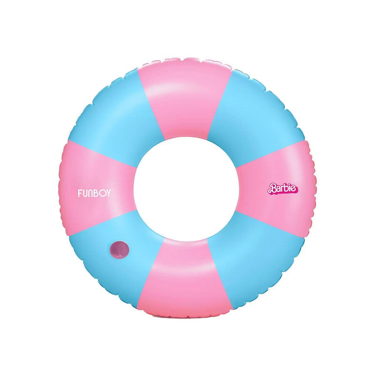 BARBIE The Movie x FUNBOY Bubblegum Tube Pool Float - Blue/Pink | Target