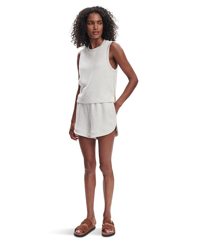 Varley Shea Crop Tank Top Women's Clothing Ivory Marl : XL | Zappos.com