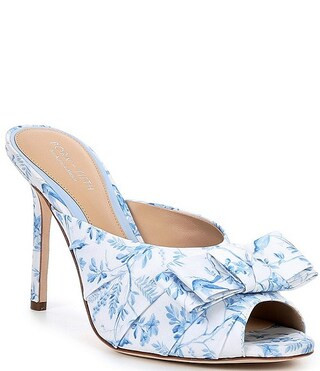 x Born on Fifth Arden Floral Bow Dress Mules | Dillards