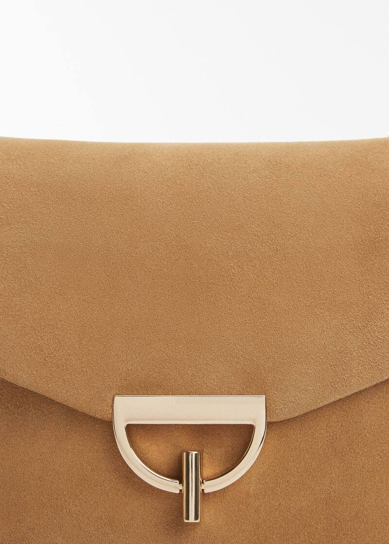 Chain suede bag -  Women | Mango USA | MANGO (US)