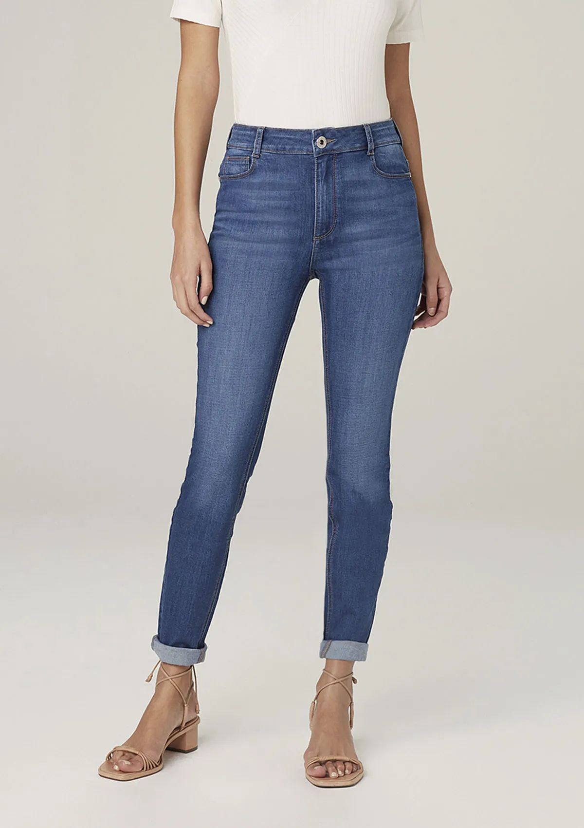 Calça Jeans Super Skinny Cintura Alta - DZARM | Moda Jeanswear | DzarmHering (BR)