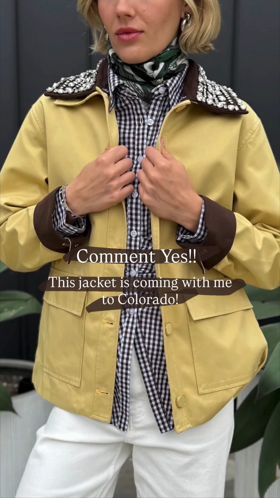 Rhinestone jacket!