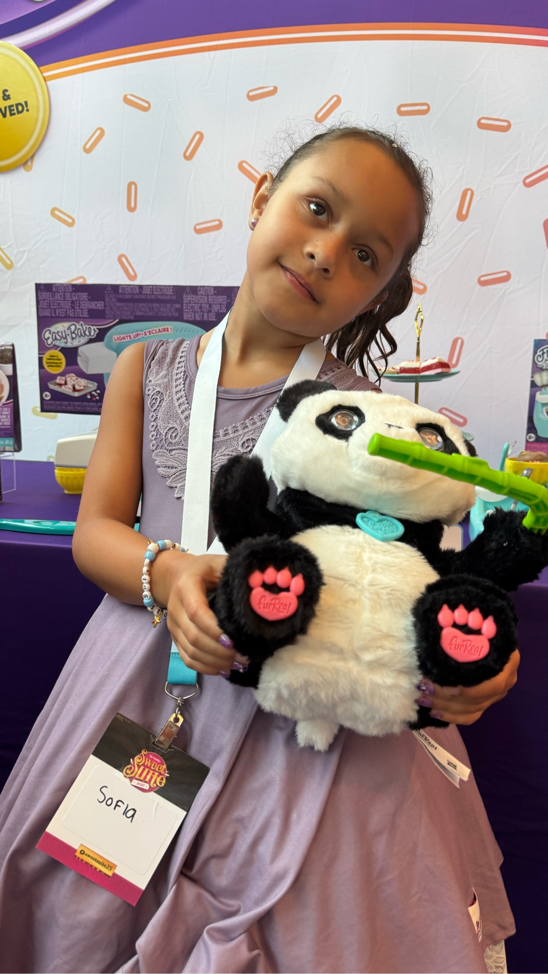 Sofia found a new cuddly BFF—and she tumbles with joy! 

Meet Coco the Tumbling Panda from #furReal, who rolls, giggles, and even snacks like a pro! With 60+ sound and motion combos, Coco keeps Sofia laughing and loving every moment. 

🎥 Spotted at #SweetSuite25




#LTKFamily #LTKKids