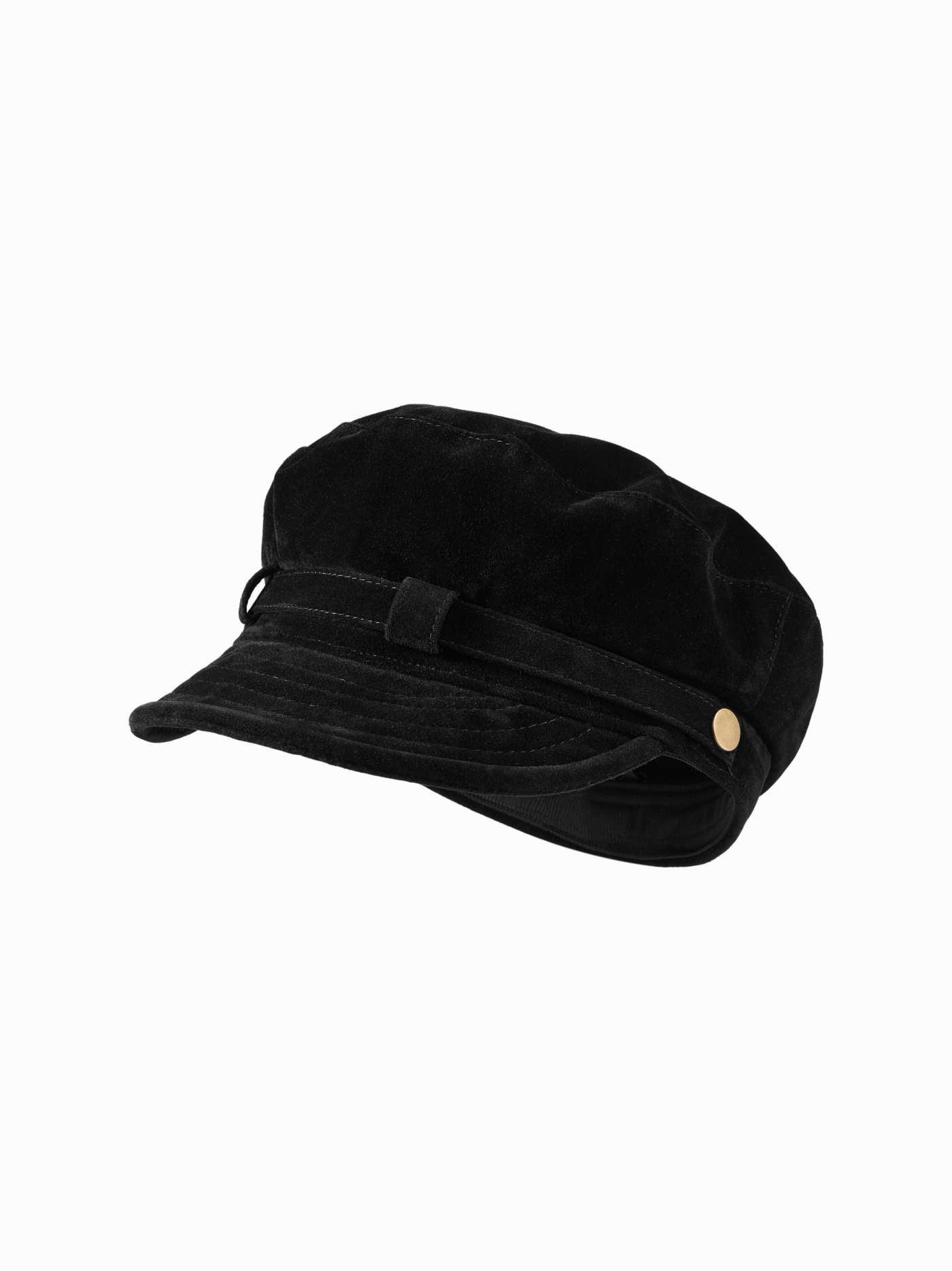 FAUX SUEDE BERET HAT | Cider