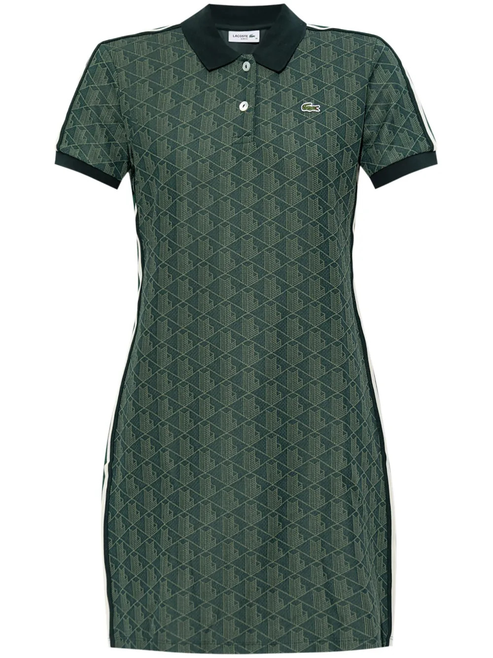 monogram-jacquard polo dress | Farfetch Global