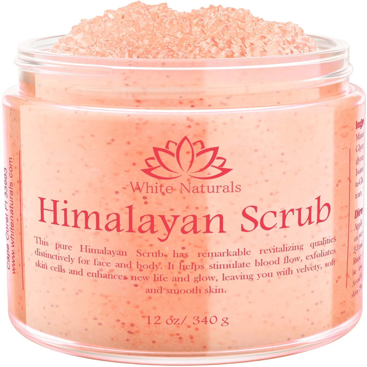 Himalayan Pink Salt Scrub, The Perfect Gift for Women, Face & Body Scrub, Amazing Exfoliator For ... | Walmart (US)