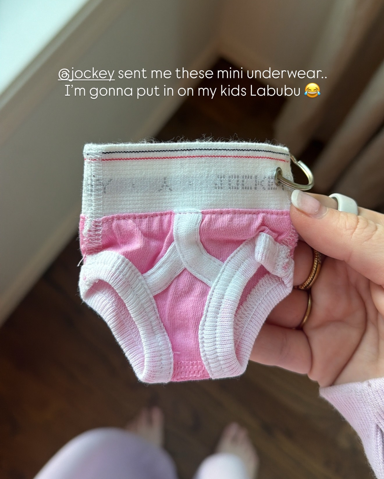 Mini jockey underwear! 😆💕 How fun! 
