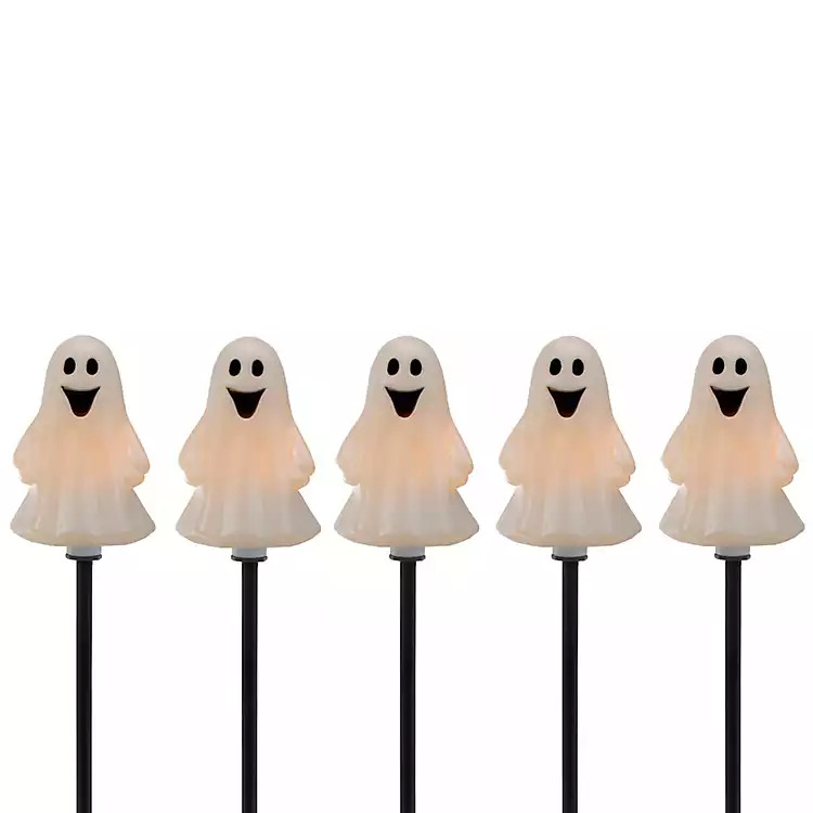 LED Ghost Lawn Stakes, Set of 5 | Kirkland's Home