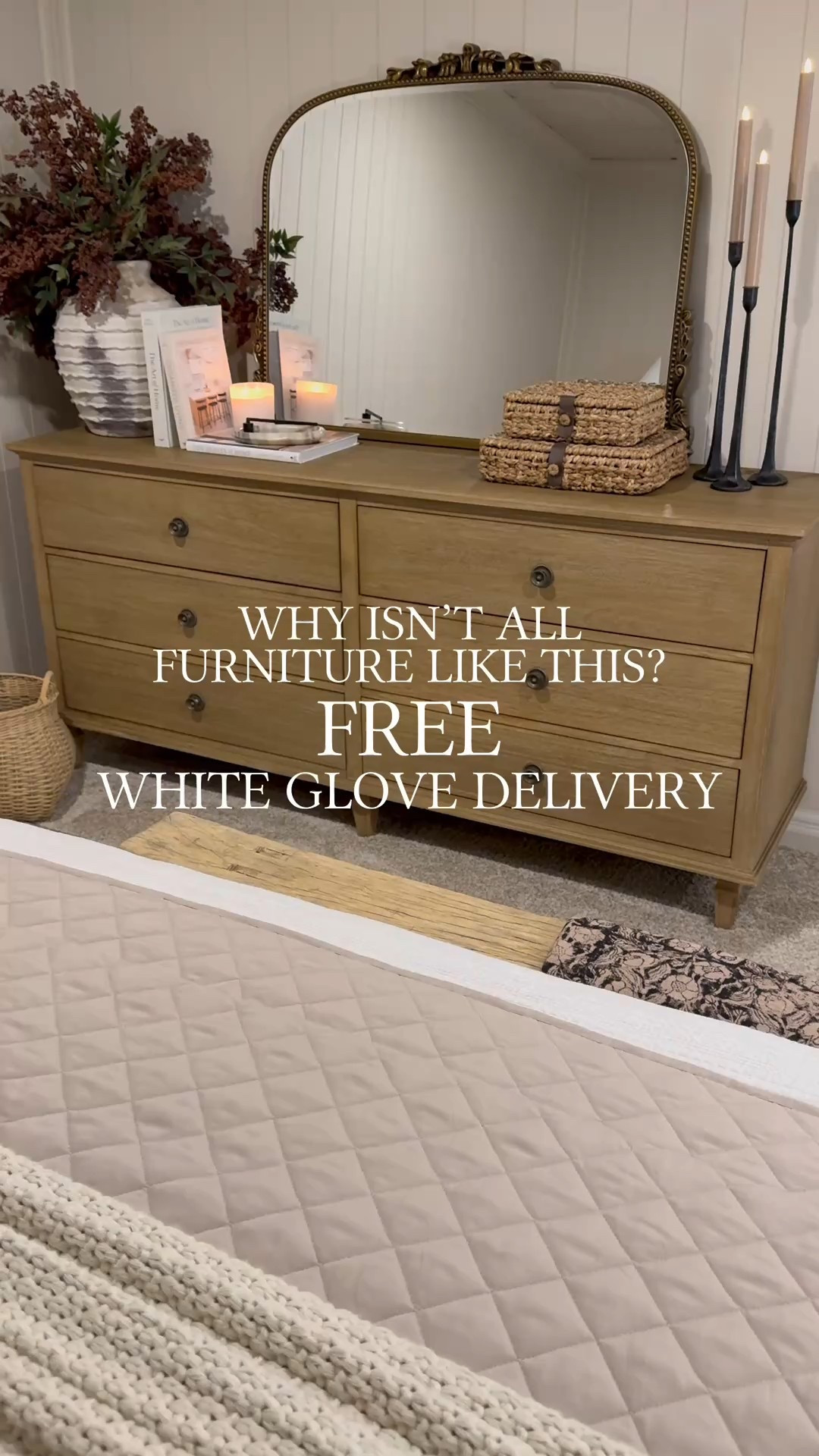 Six-Drawer Antique Wood Dresser with Free White Glove Delivery

Follow @farmtotablecreations on Instagram for daily home decor, styling, and shopping finds 🤍

This six-drawer dresser is such a beautiful blend of modern classic style with its warm antique-finished wood and timeless metal drawer knobs. It’s one of those foundational pieces that instantly makes a bedroom feel finished and elevated. Even better — it arrives fully assembled with free white glove delivery, which is truly the best kind of furniture purchase.

It’s Wayfair Verified and currently part of a 4-day flash sale, making this the perfect time to invest in a high-quality dresser at a rare sale price.

#dresser #bedroomfurniture #bedroomdresser #sixdrawerdresser #wooddresser #classicstyle #modernclassic #furniturefinds #wayfairfinds #wayfairverified #storagefurniture #bedroomstorage #neutralbedroom #timelessdesign #homefurniture #qualityfurniture #bedroominspo #furnituredeal #homestyle #interiorfinds #furnitureonSale #whiteglovedelivery

#LTKFindsUnder50 #LTKHome #LTKSaleAlert