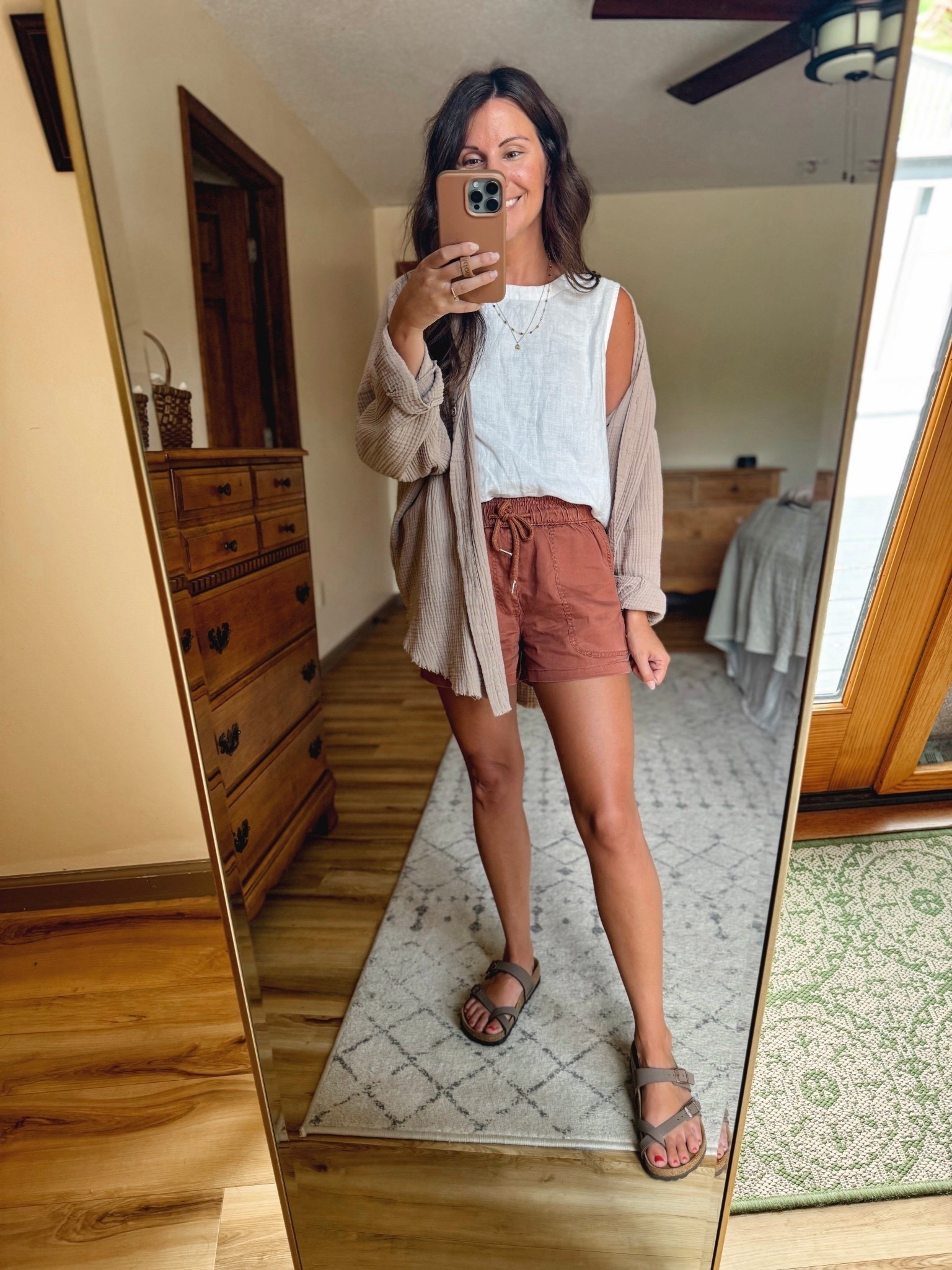 Wearing size xs in the linen tank top and xs in the utility shorts. My sandals fit best a whole size down (36)

My button up is older so I linked similar ones


#LTKgrwm #LTKPetite #LTKFestival