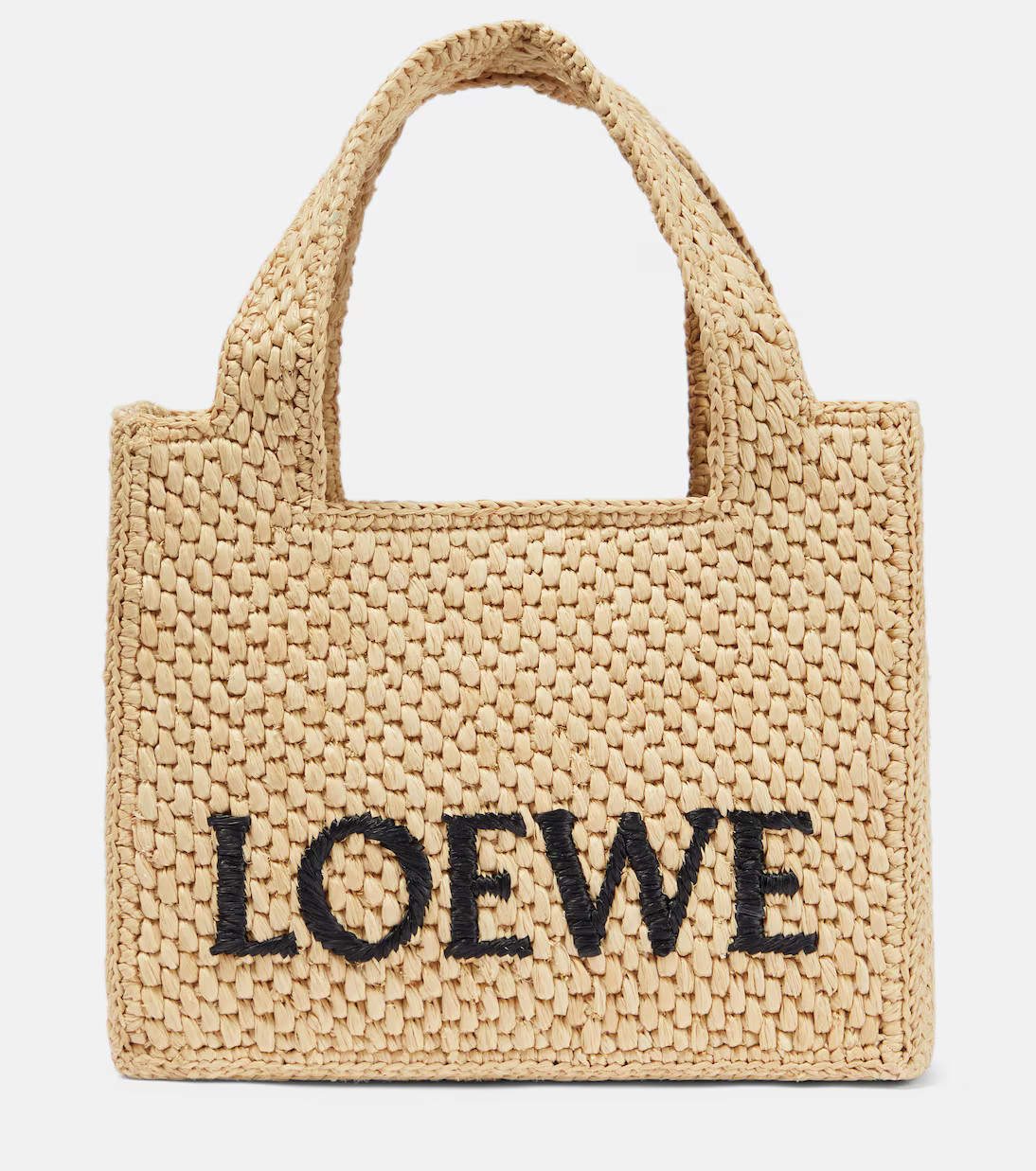 Paula's Ibiza logo raffia tote bag | Mytheresa (US/CA)