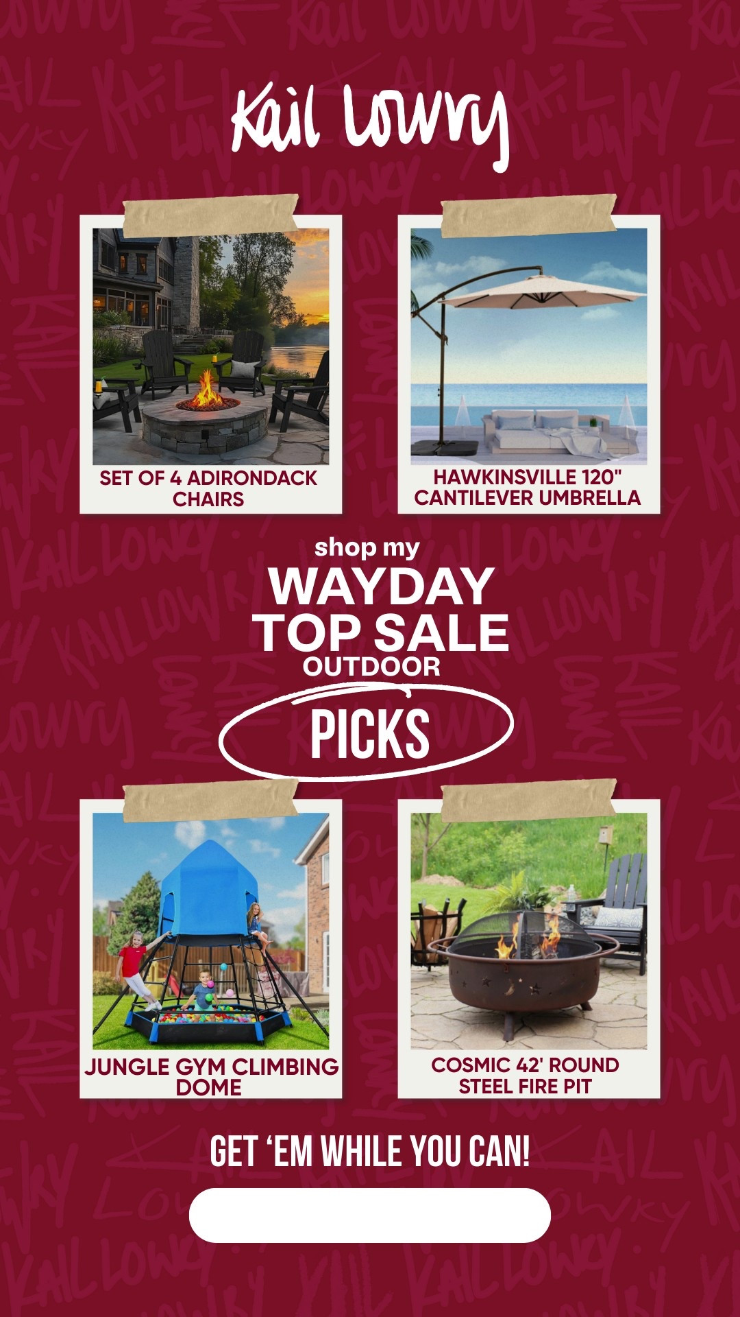 My WayDay sale outdoor must haves! ☀️🏡🌊 (Wayfairs WayDay sale is April 26-28)  

#LTKFamily #LTKHome #LTKSaleAlert