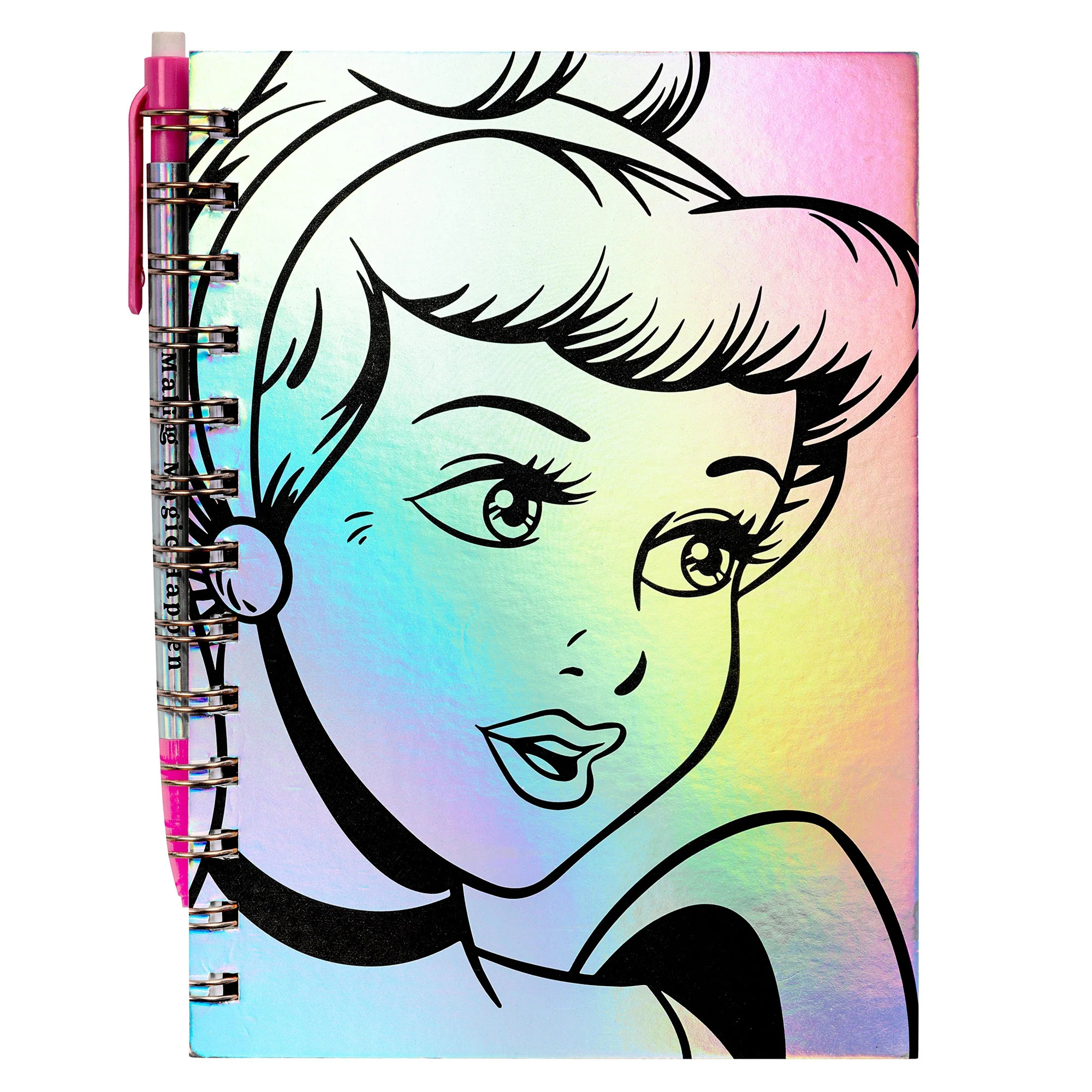 Disney Princess Iridescent Cinderella Activity Coloring Journal & Pencil Set, 80 sheets | Walmart (US)