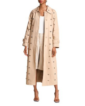 Studded Raglan Sleeve Belted Jacket | Bloomingdale's (AU)