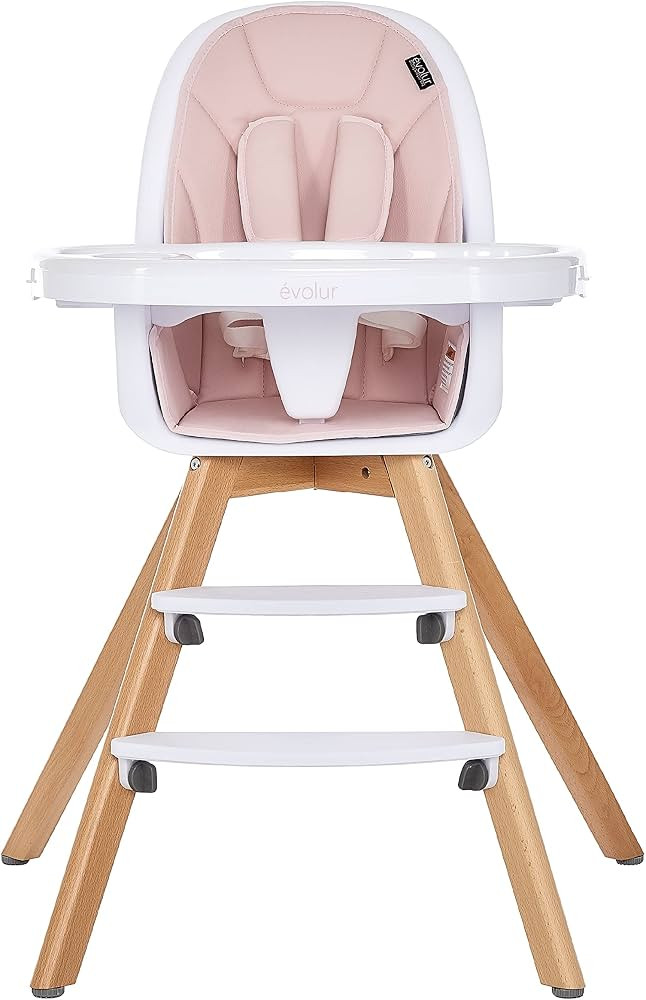 Evolur Zoodle 2 in 1 High Chair, Modern Design, Toddler Chair, Removable Cushion, Adjustable Tray... | Amazon (US)