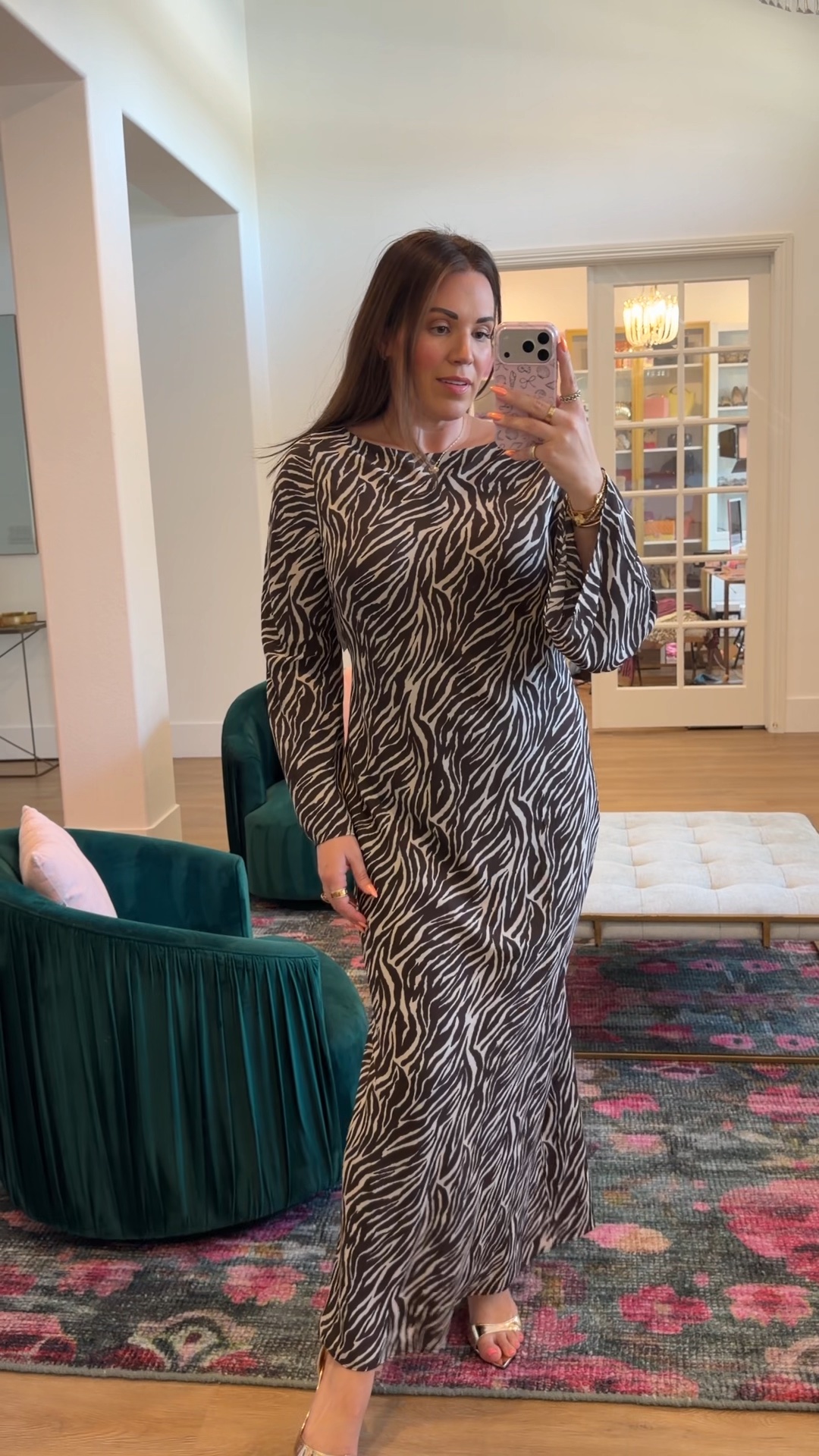 curvy midsize look from the Nordstrom Anniversary Sale! wearing size large in zebra maxi dress 😍

#LTKSeasonal #LTKMidsize #LTKSaleAlert